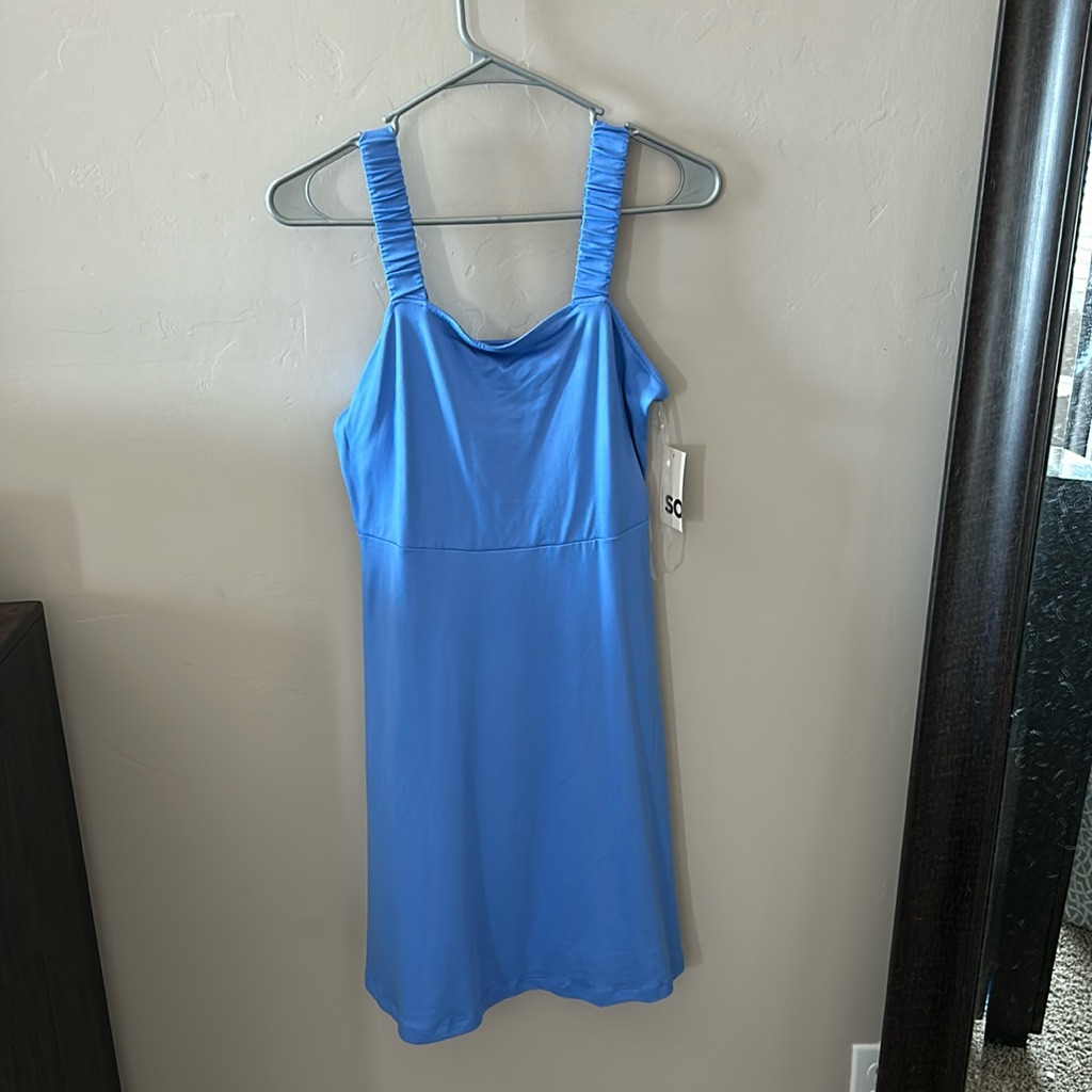 Brand New Blue Stretchy Dress